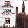 Mozart: Vespers K.321 & 339/ave Verum Corpus