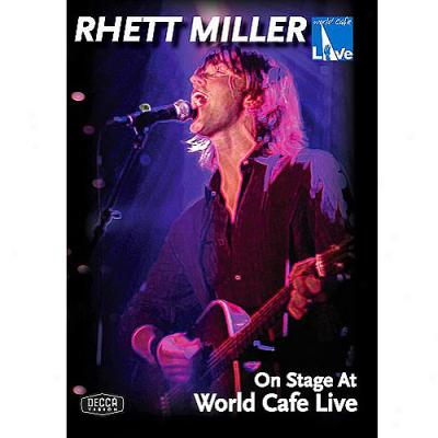 On Stage At World Cafe Live (music Dvd)