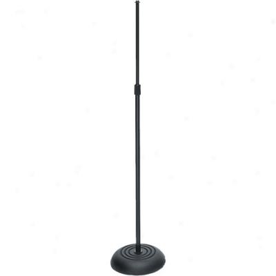 On-stage Round Base Mucrophone Stand, Black