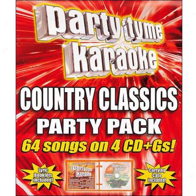 Participator Tyme Karaoke: Country Classics Party Pack (4 Disc Box Set)