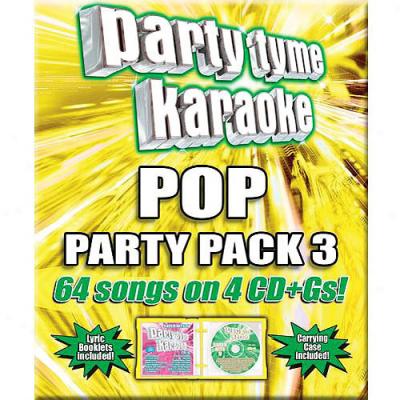 Praty Tyme Karaoke: Pop Faction Pack 3 (4 Disc Box Set)