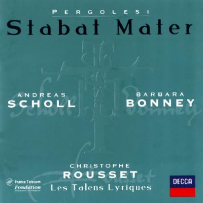 Pergolesi: Stabat Mater, Etc/ Rousset, Scholl, Bonney, Et Al