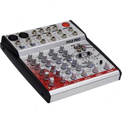 Pyle Compact Desktop Mixing Consoles - 6-channel