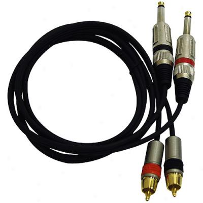 Pyle Professsional Dual Rca To Dual 1/4