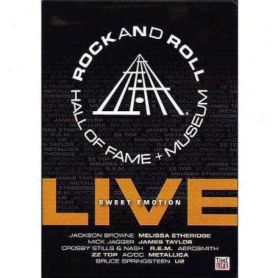 Rocck And Roll Large room Of Fame + Museum: Live - Sweet Emotion (music Dvd)