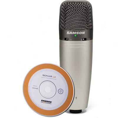 Samson C03ucw Usb Condenser Microphone With Cakewalk Sonar Le