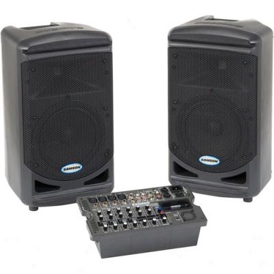 Samson Expedition Xp308i Portable Pa System, 300 Watts, 8 Channels