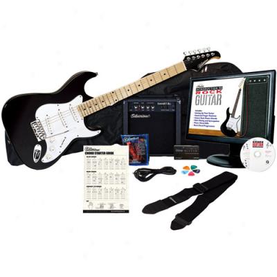 Silvertone Ss10 Complete Electric Guitar Package With Instructional Software, Dismal