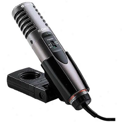 Sony Stereo Emblem Mic For Digital Recording