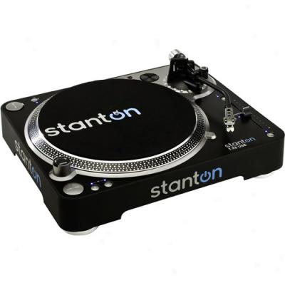 Stanton T62bstraight Arm Direct-drive Dj Turntable With 500.v3 Cartridge