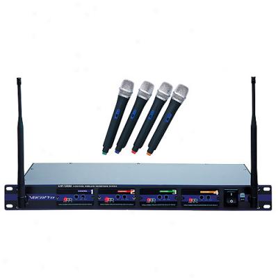 Vocopro Uhf-5800 Four Channel Uhf Wireless Microphone System