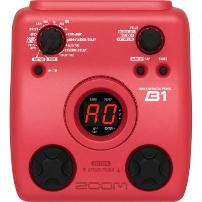 Zoom B1 Bass Guitar Multi-effects Pedal