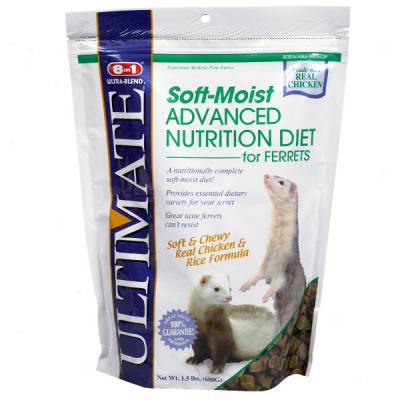 8 In 1 Ultra Blend Soft Moist Advanced Nutrition Diet For Ferrets