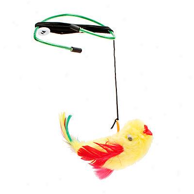 A-doorable Plush Bird Cat Toy