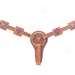 Alamo Saddlery Square Cut Breastcollar With Pink Crosses