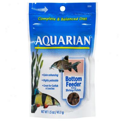 Aquarian Sinking Shrimp Pellets Toward Bottom Feeders