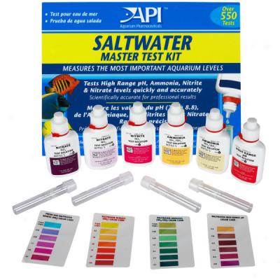 Aquarium Pharmaceuticals Saltwater Mellifluous Master Test Kit