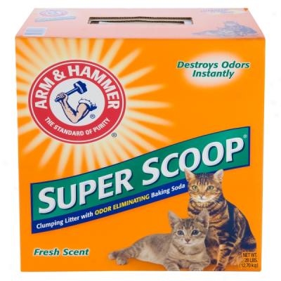 Ark &H ammer Super Scoop Clumping Cat Litter