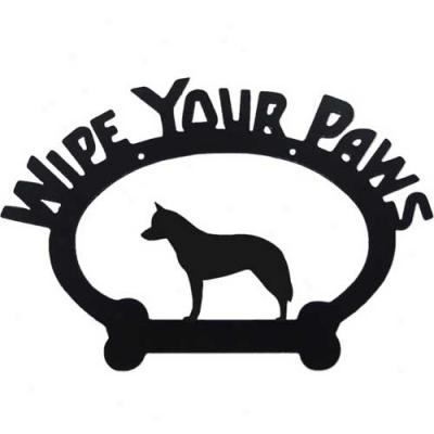 Australian Cattle Dog Wipe Your Paws Decorative Sign