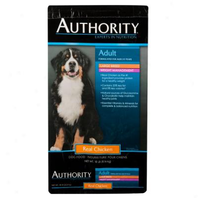 Authority? Adult Wight Management With Real Chicken