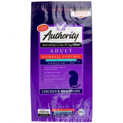 Authority? Hairball Control/weight Management Form Cat Food
