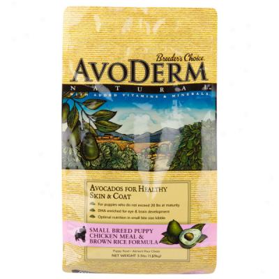 Avoderm Natural Small Breed Chicken Meal & Brown Rice Puppy Food