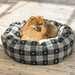 Bagel-shaped Dog Beds With Reversible Pillow