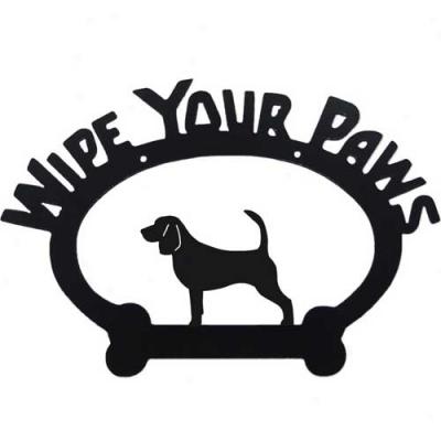 Beagle Wope Your Paws Decorative Sign