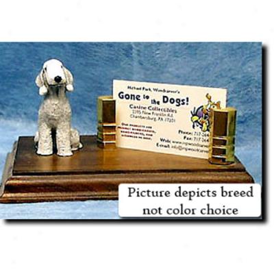 Bedlington Terrier (liver) Business Card Owner