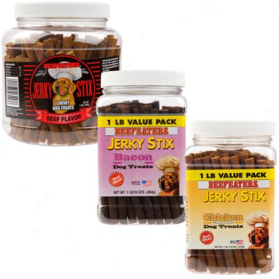 Beefeaters Jerky Stix Dog Treats