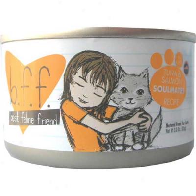B.f.f Tuna And Salmon Cat Food 5.5oz Case Of 8 Cans
