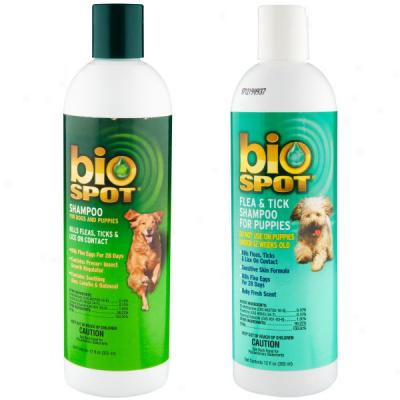 Bio Spot Flea And Tick Shampoo For Dogs And Puppies