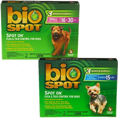 Bio Spot Spot On Flea & Tick Control For Dogs And Puppies