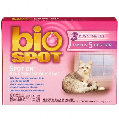 Bio Spot Spot On Flea & Tick Control For Cats