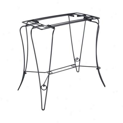 Black-finish Wrought Iron Aquarium Stands