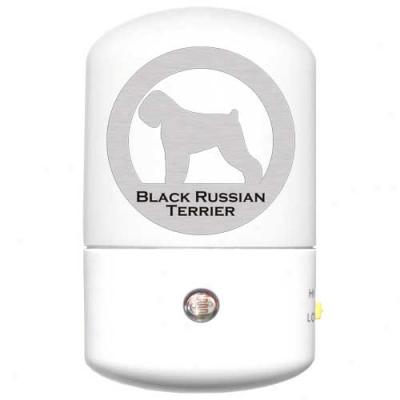 Black Russian Terrier Led Night Illumine