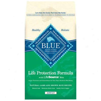 Blue Buffalo Adult Lamb And Brown Rice Dog Fo0d 15lb Oversize