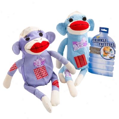 Booda Crinkle Critters Dog Toys