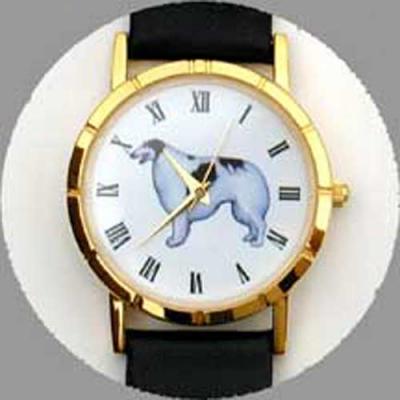 Borzoi Watch - Small Face, Brown Leather
