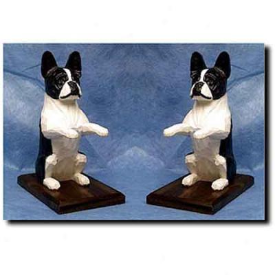 Boston Terrier Bookends