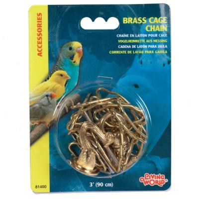 Brass Bird Cage Chain