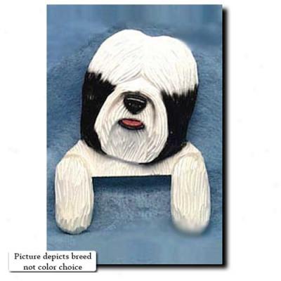 Brown And Of a ~ color Tibetan Terrier Door Topper