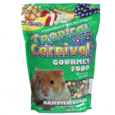 Brown's Tropical Carnival Gourmet Foodd For Hamsters & Gerbils