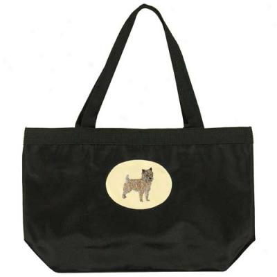 Cairn Terrier Black Tote Bag