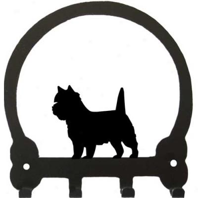 Cairn Terrier Key Rack By Sweney Ridge