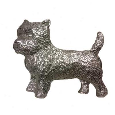 Cairn Terrier Pewter Pin