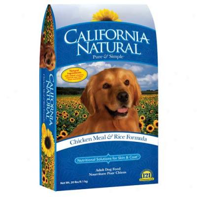 California Natural Chicken And Rice Dog Food 5lb