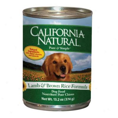 California Natural Lamb And Rice Dog Aliment Case Of 12 13.2oz Cans