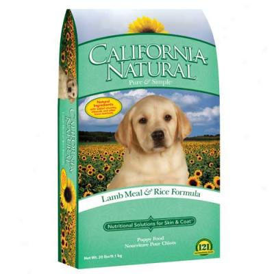 California Natural Lamb And Rice Puppy Food 30lb Oversize