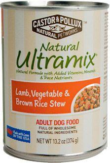 Castor & Pollux Ultramix Can Dog Lamb 13.2 Oz Case 12